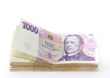 Çek banknotların nominal değeri 1 ve 2 bin kron