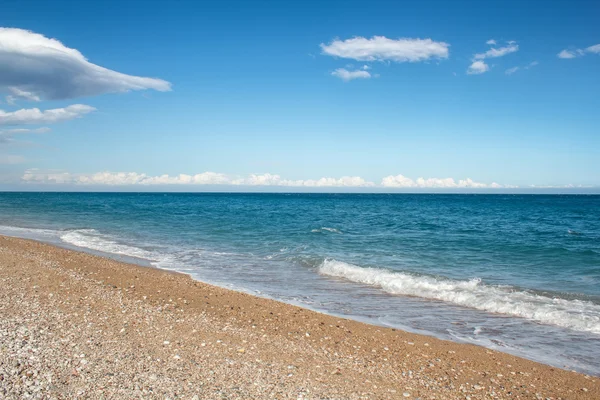 stock image Beach at the mediterranean sea