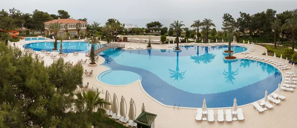 Panorama of swimming pool — Stock Photo, Image