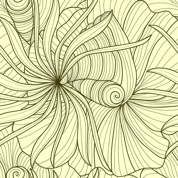 Zeichnung Blume — Stockvektor