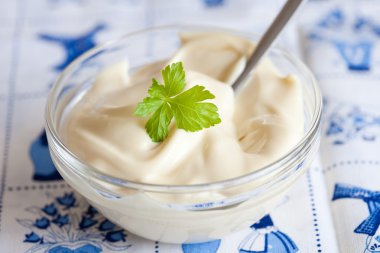 Homemade mayonaise clipart