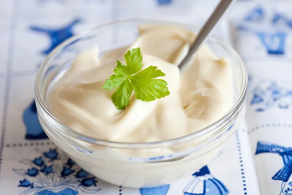 Zelfgemaakte mayonaise — Stockfoto