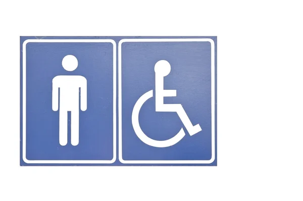 男性トイレのシンボル — ストック写真