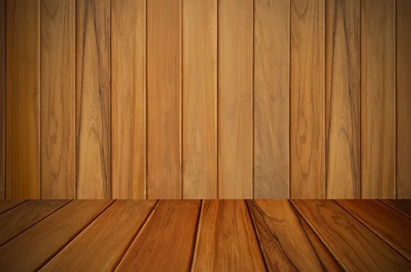 Holzzimmer mit Paneel und Textur — Stockfoto