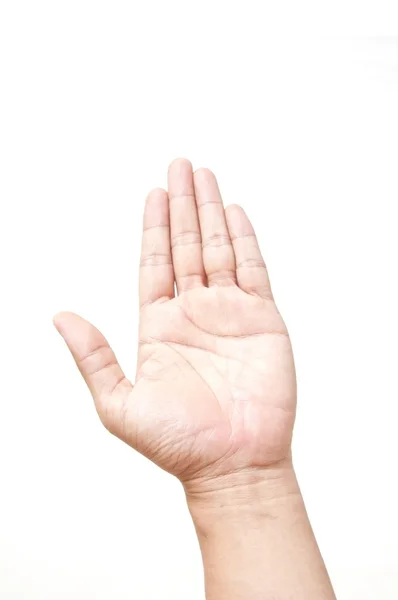 Man hand up — Stock Photo, Image