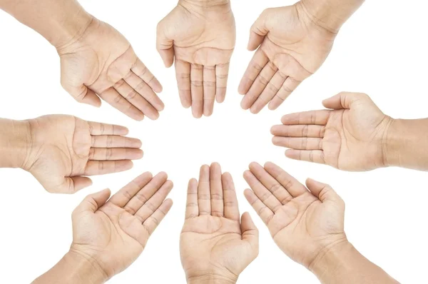 Human group hand — Stock Photo, Image