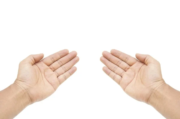 Dvě lidská ruka — Stock fotografie
