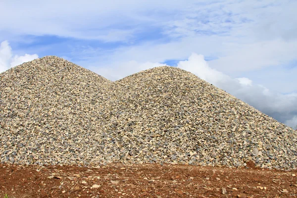 Montes de eliminação de granito — Fotografia de Stock