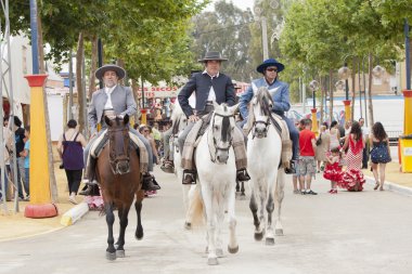 feria içinde horserman