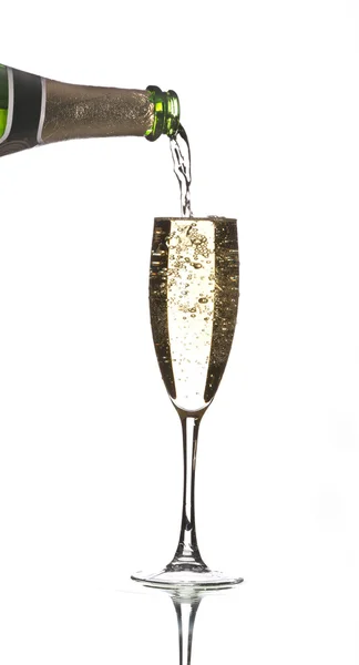 Serving champagne — Stock Photo, Image