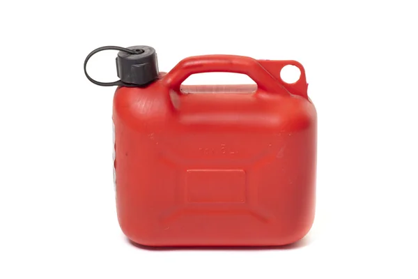 Red container for gasoline — Stock Photo, Image