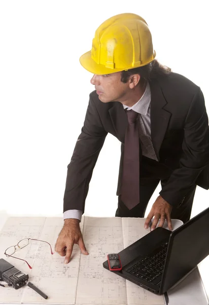 Architect in his office — Stock Photo, Image