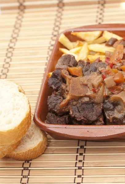 Bull svans, spansk mat — Stockfoto