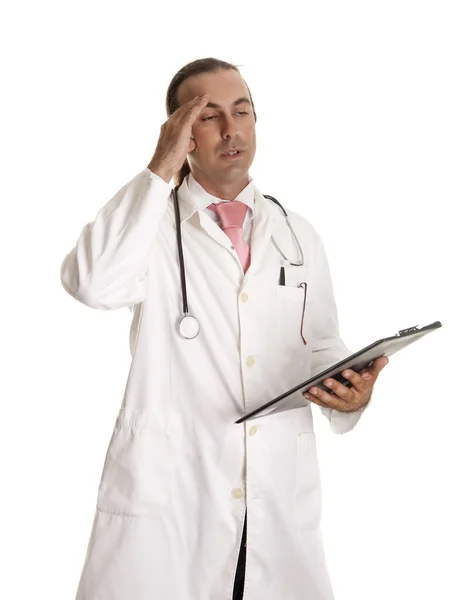 Doctor concerned — Stock Photo, Image