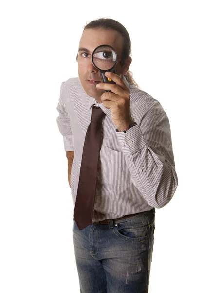 Looking closely — Stock Photo, Image