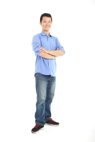 Volledige lengte van stijlvolle jonge man — Stockfoto