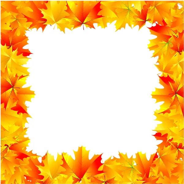 Stock vector Autumn frame