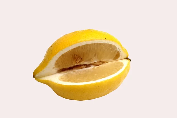 Ізольована лимон — стокове фото