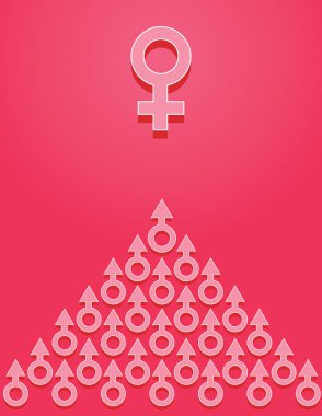 Gender symbols clipart