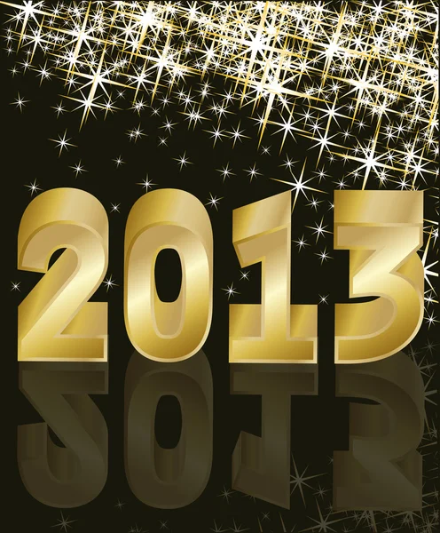 2013 Yeni Yılı, vektör illüstrasyonu — Stok Vektör