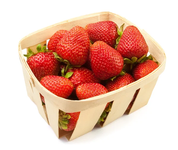 Fraise dans un panier — Photo