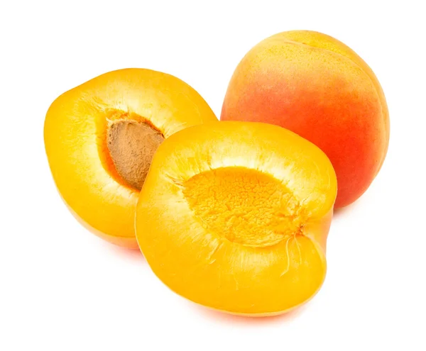 Gesneden abrikoos — Stockfoto