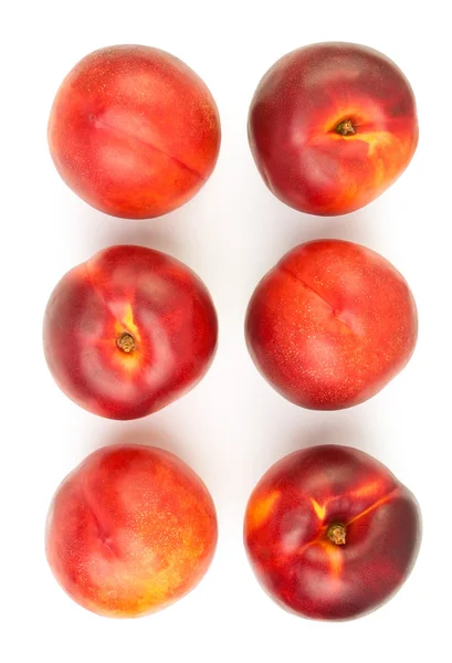 Six nectarines — Stock Photo, Image