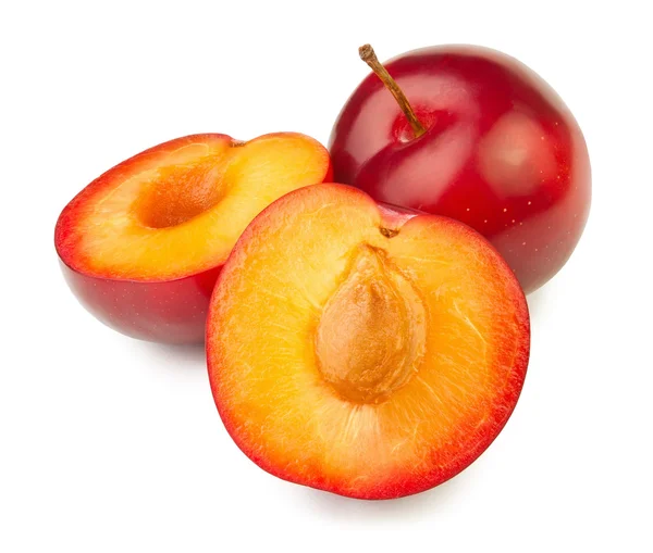 Cut plum — Stock Photo, Image