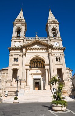 Aziz cosmas ve damian bazilika. Alberobello. Puglia. İtalya.
