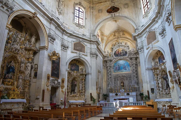 Iglesia de Santa Clara. Lecce. Puglia. Italia . — Foto de Stock
