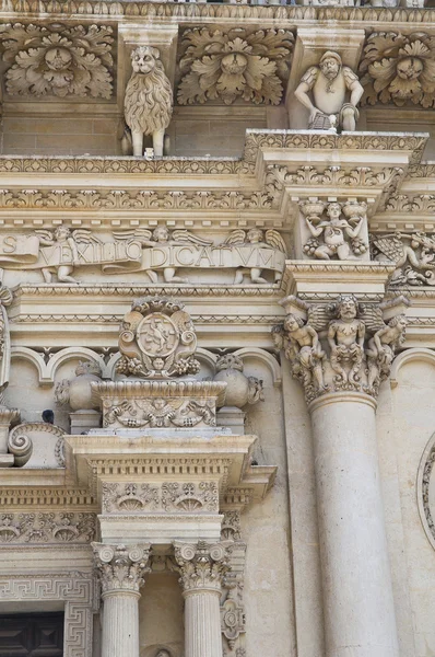 Basilikan Santa croce. Lecce. Puglia. Italien. — Stockfoto