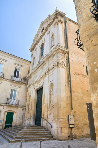 Kostel st. anna. Lecce. Puglia. Itálie. — Stock fotografie