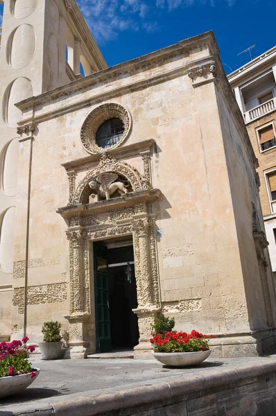 聖マルコの教会。レッチェ。プーリア州。イタリア. — ストック写真