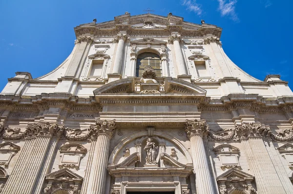 Kirche St. Irene. Vorlesung. Apulien. Italien. — Stockfoto