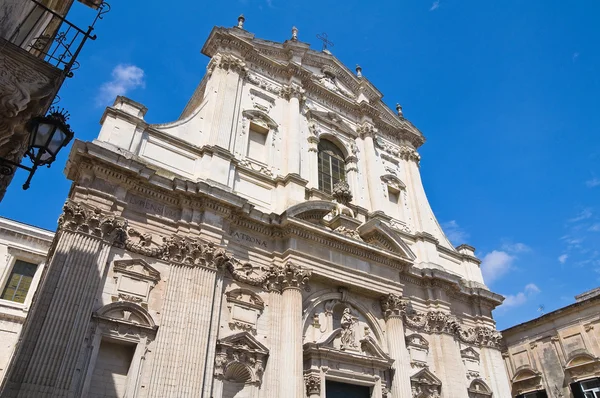 Iglesia de Santa Irene. Lecce. Puglia. Italia . —  Fotos de Stock