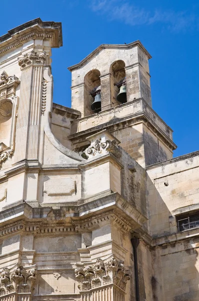 Kerk van st. chiara. Lecce. Puglia. Italië. — Stockfoto