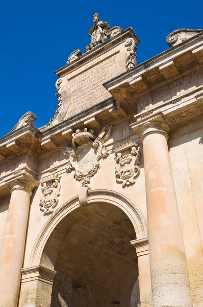 St. Biagio Gate. Lecce. Puglia. Italy. — Stock Photo, Image