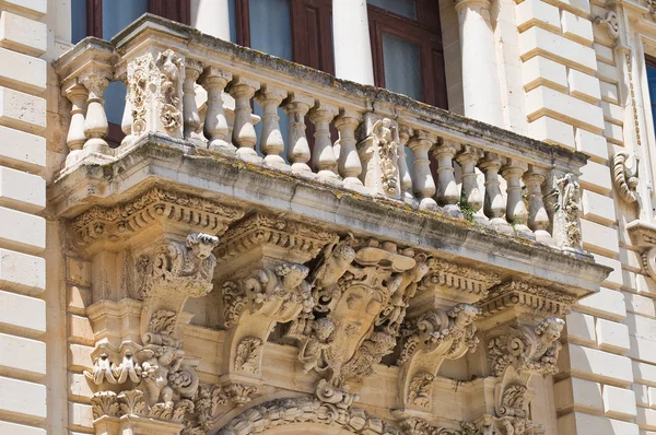 Szeminárium palace. Lecce. Puglia. Olaszország. — Stock Fotó