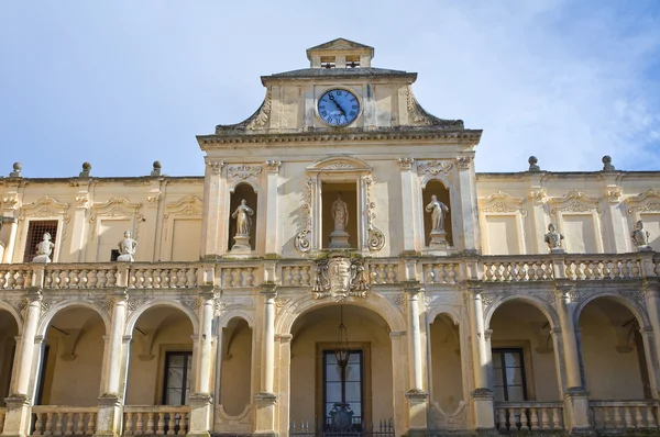 Biskopliga palatset. Lecce. Puglia. Italien. — Stockfoto