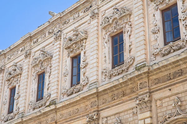 Celestine's palace. Lecce. Puglia. Italien. — Stockfoto
