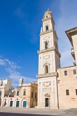 Cathedral Belltower. Lecce. Puglia. Italy. clipart