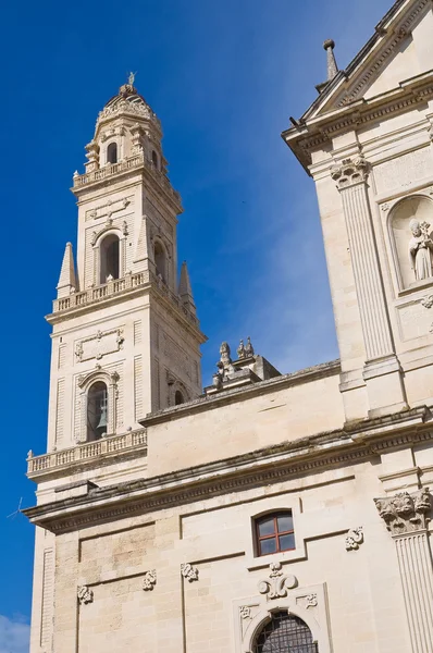 Katedral belltower. Lecce. Puglia. İtalya. — Stok fotoğraf