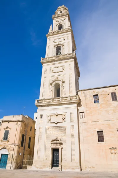Katedrála belltower. Lecce. Puglia. Itálie. — Stock fotografie