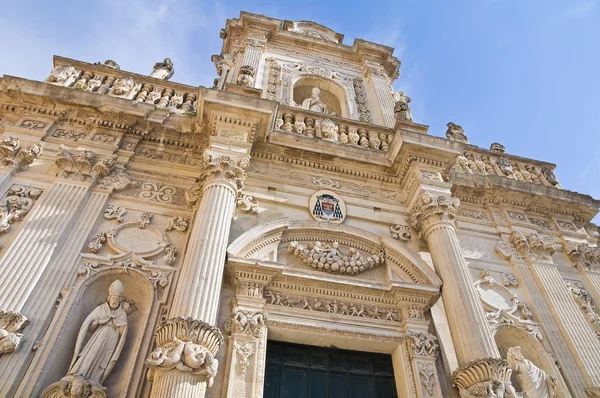 Lecce Katedrali. Puglia. İtalya. — Stok fotoğraf
