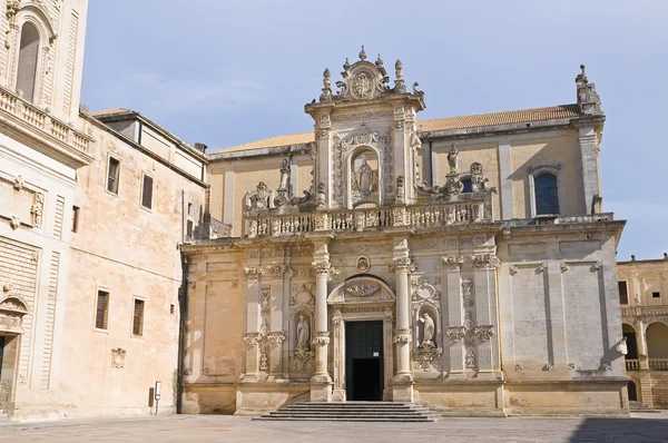 Lecces katedral. Puglia. Italien. — Stockfoto