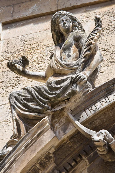 レッツェ大聖堂。プーリア州。イタリア. — ストック写真
