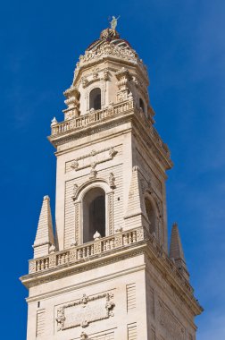 Katedral belltower. Lecce. Puglia. İtalya.