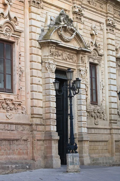 Celestines' palace. Lecce. Puglia. Italy. — Stock Photo, Image