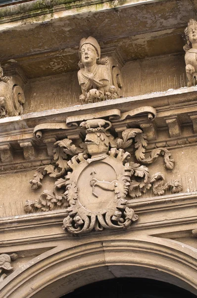 Lanzilao palace. Lecce. Puglia. Italy. — Stock Photo, Image
