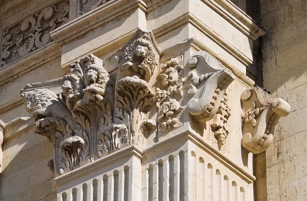 Lecce Katedrali. Puglia. İtalya. — Stok fotoğraf
